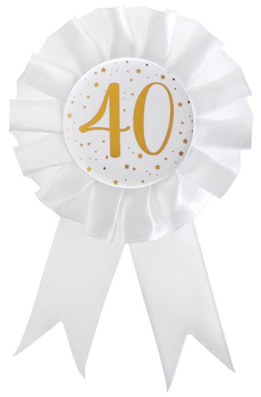 Decoratieve rozet voor 40 jaar