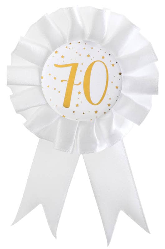 Decoratieve rozet voor 70 jaar