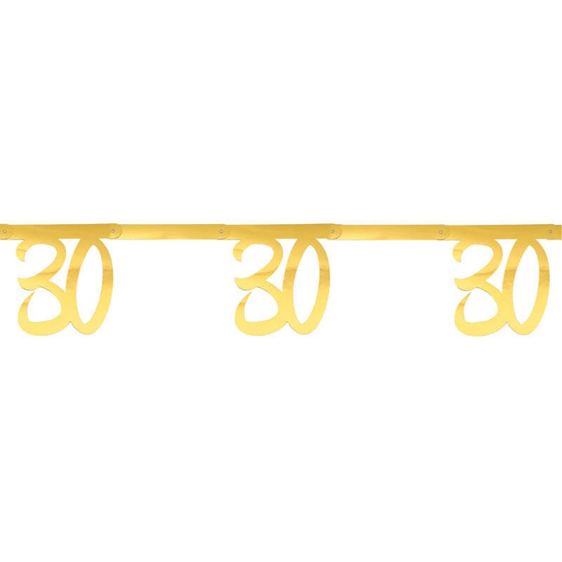 Gouden slinger 30-jarig feest 250 cm