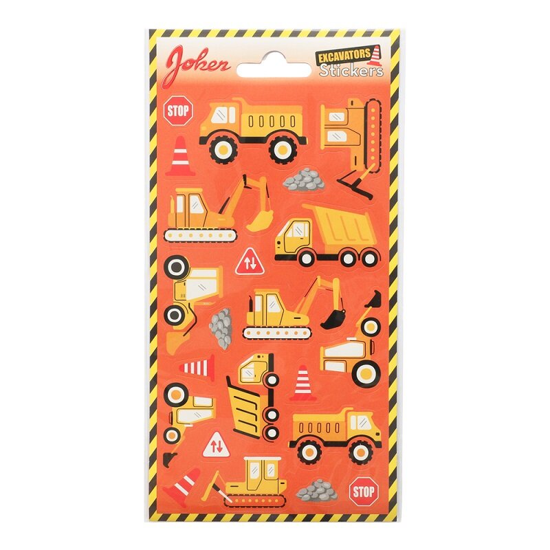 Stickers Bouwvoertuigen