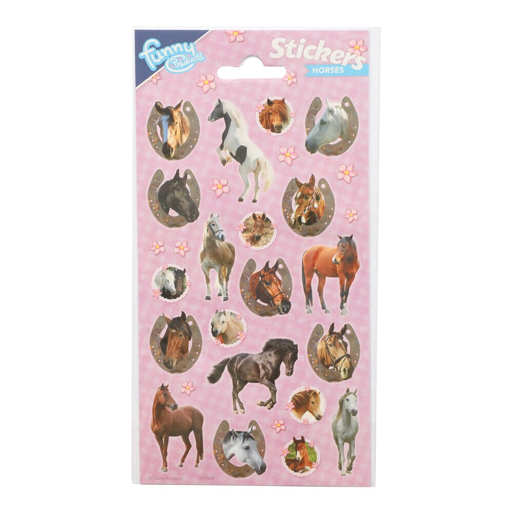 Stickers met paarden 20 stuks