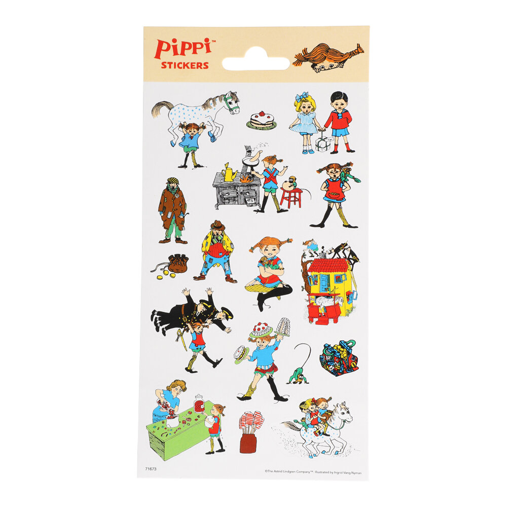 Pippi Langkous Stickers