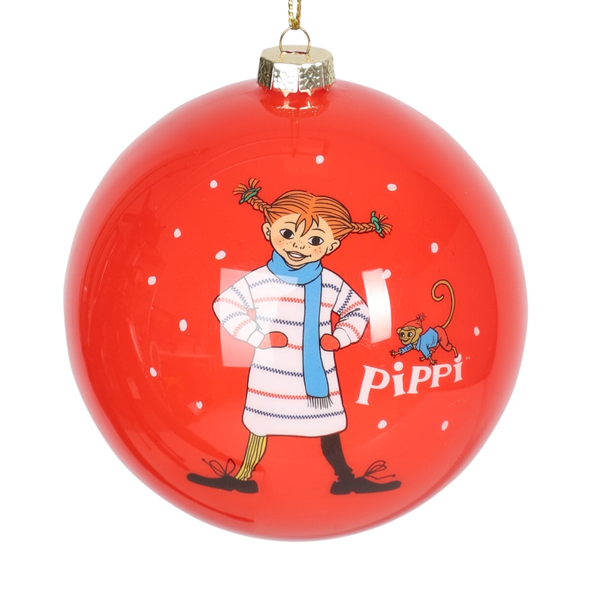 Kerstballen Pippi Langkous 3 stuks