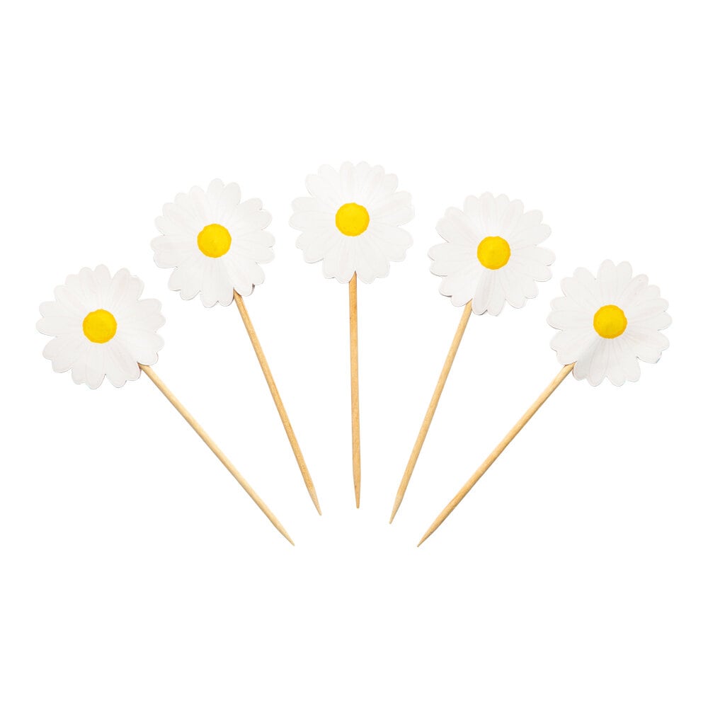Daisy - Cake Toppers 10 stuks