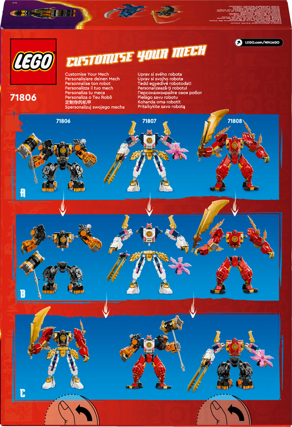 LEGO Ninjago - Cole's elementaire aardemecha 7+