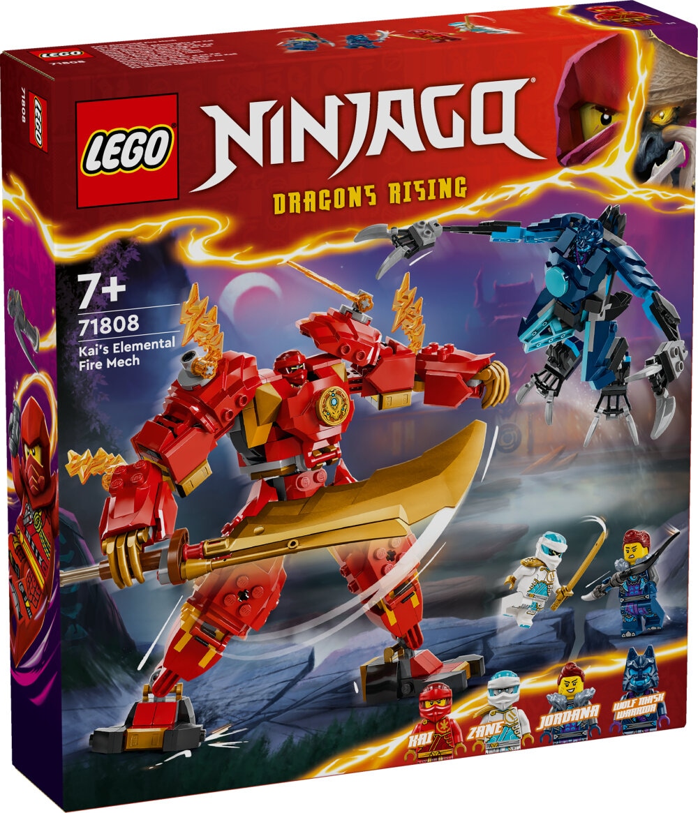 LEGO Ninjago - Kai's elementaire vuurmecha 7+