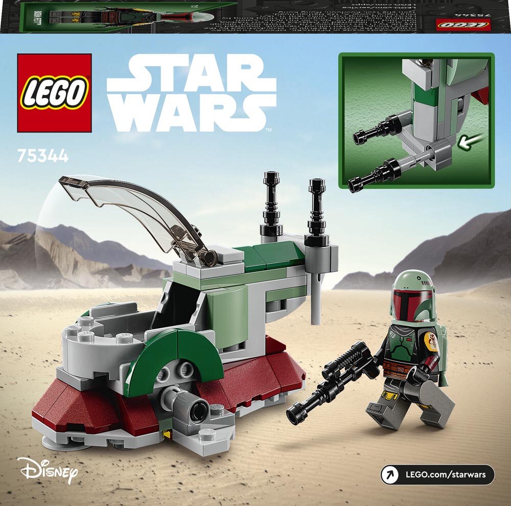 LEGO Star Wars - Boba Fett's sterrenschip Microfighter 6+