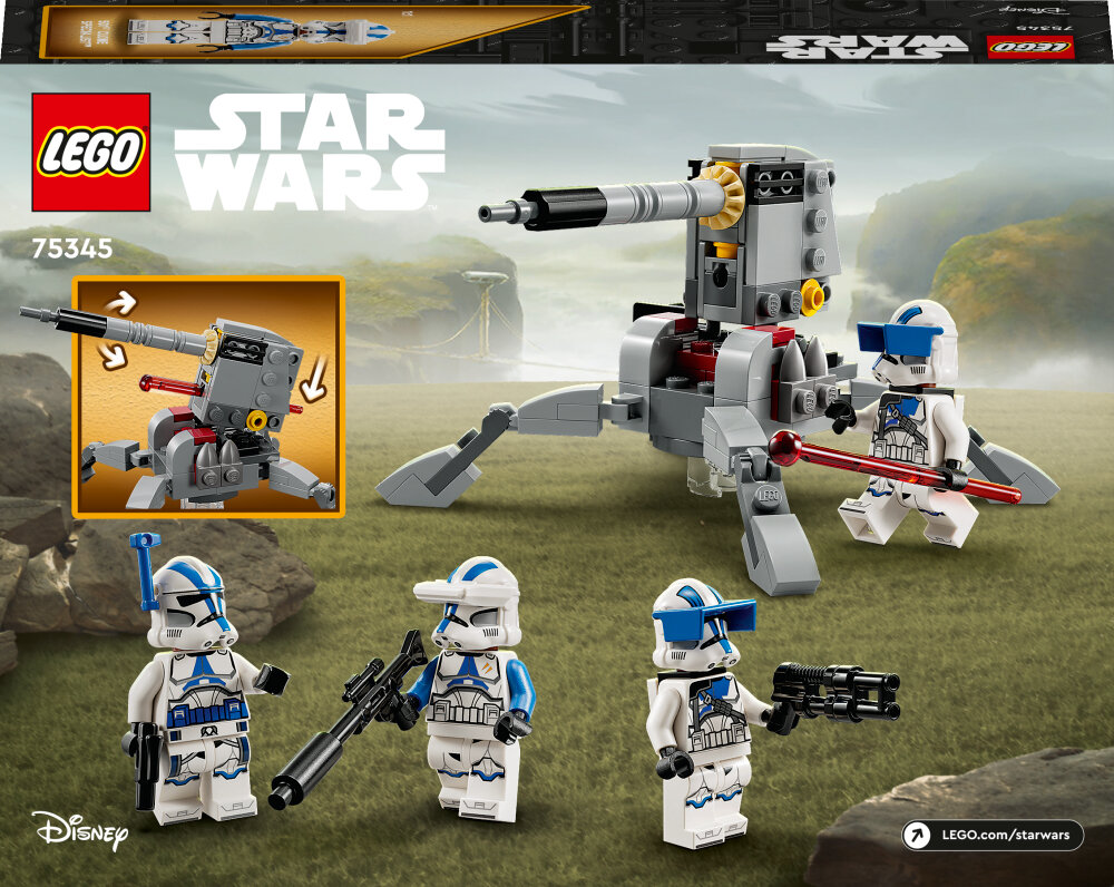 LEGO Star Wars - 501st Clone Troopers Battle Pack 6+