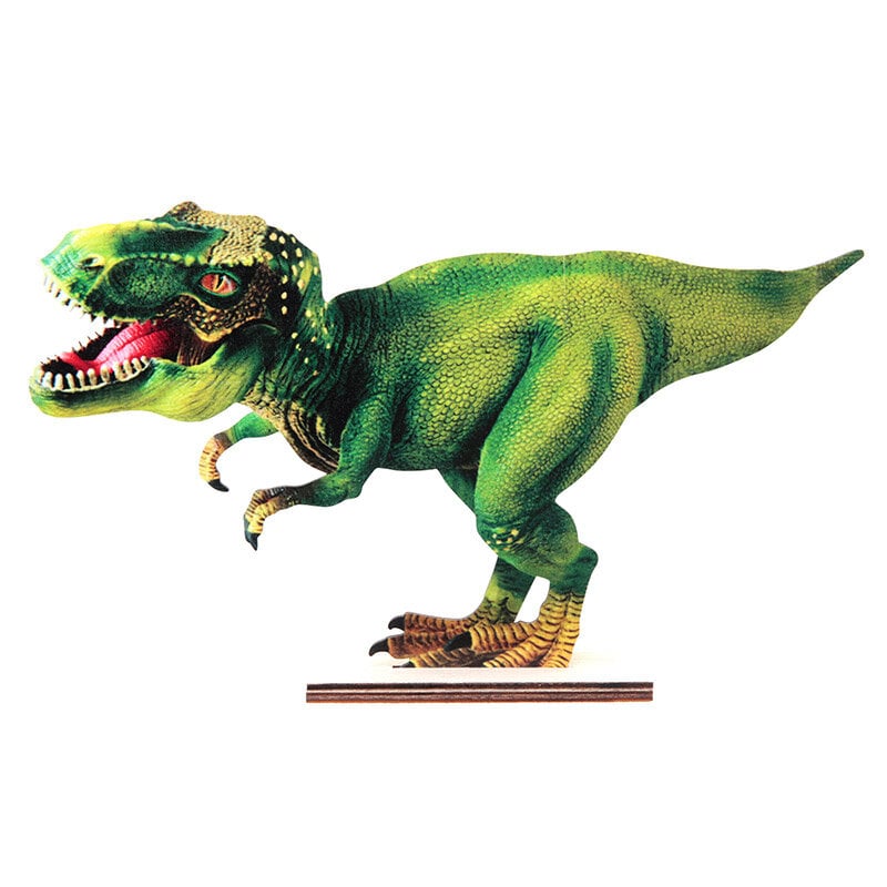Dinosaurus - 2D Houten tafeldecoratie 24 cm