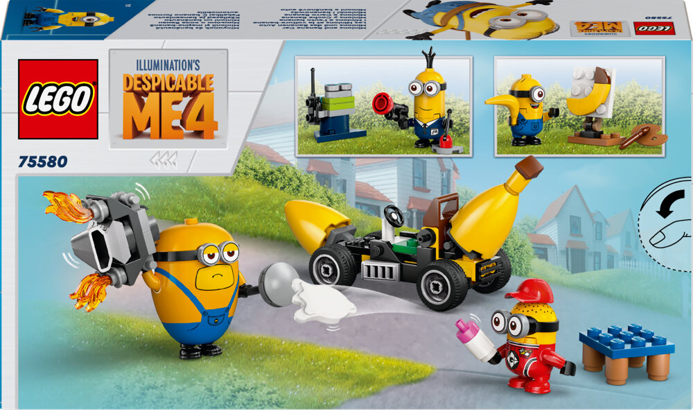 LEGO Minions - Minions en bananenauto 6+