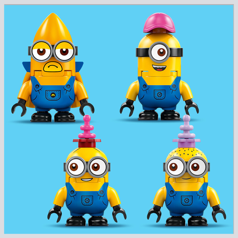 LEGO Minions - Muzikale feestbus van de Minions 7+