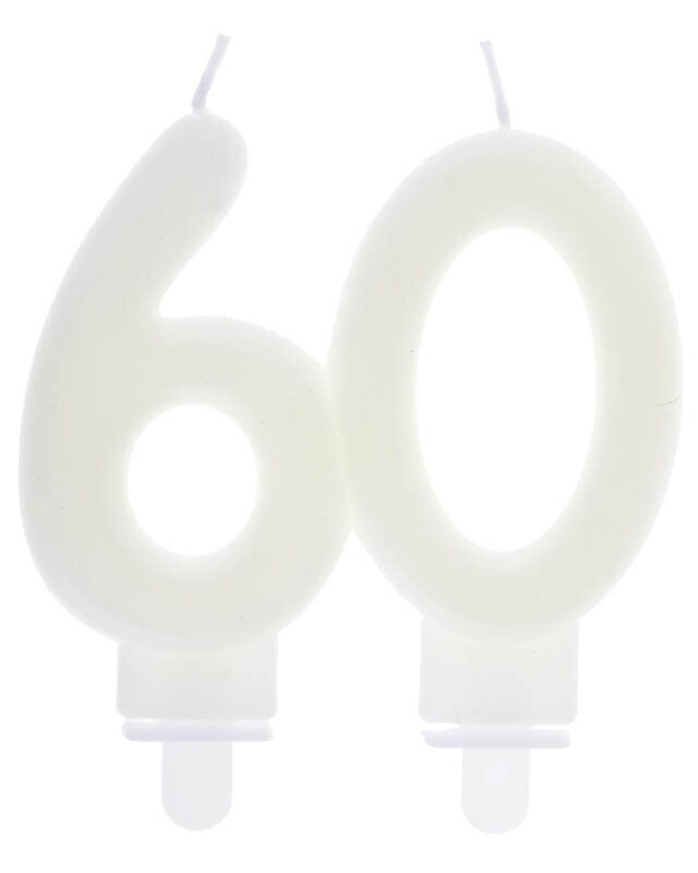 Taartkaars Glow in the dark 60 jaar