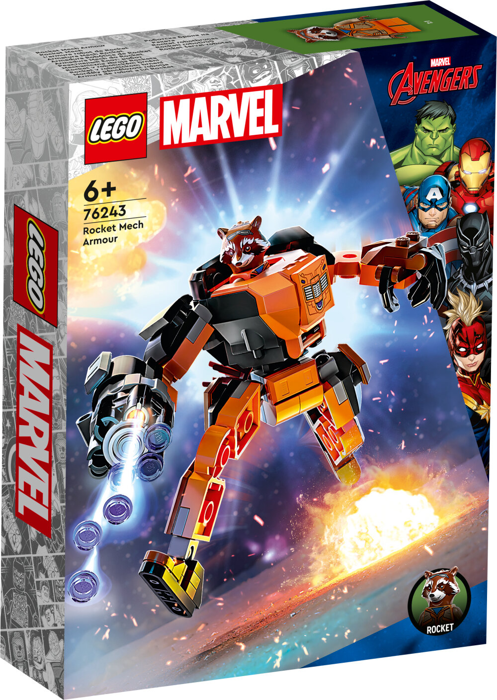 LEGO Marvel - Rocket mechapantser 6+
