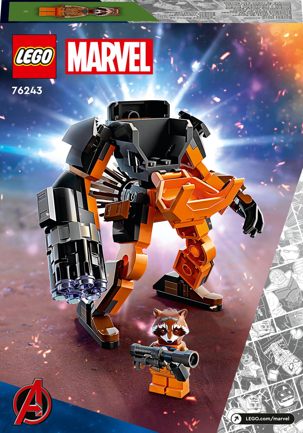 LEGO Marvel - Rocket mechapantser 6+