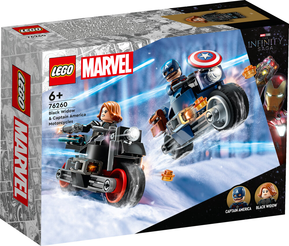 LEGO Avengers - Black Widow & Captain America motoren 6+