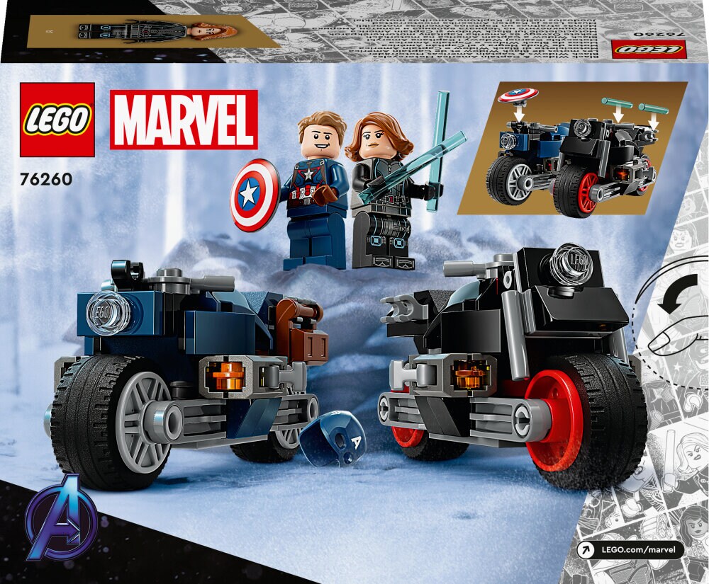 LEGO Avengers - Black Widow & Captain America motoren 6+