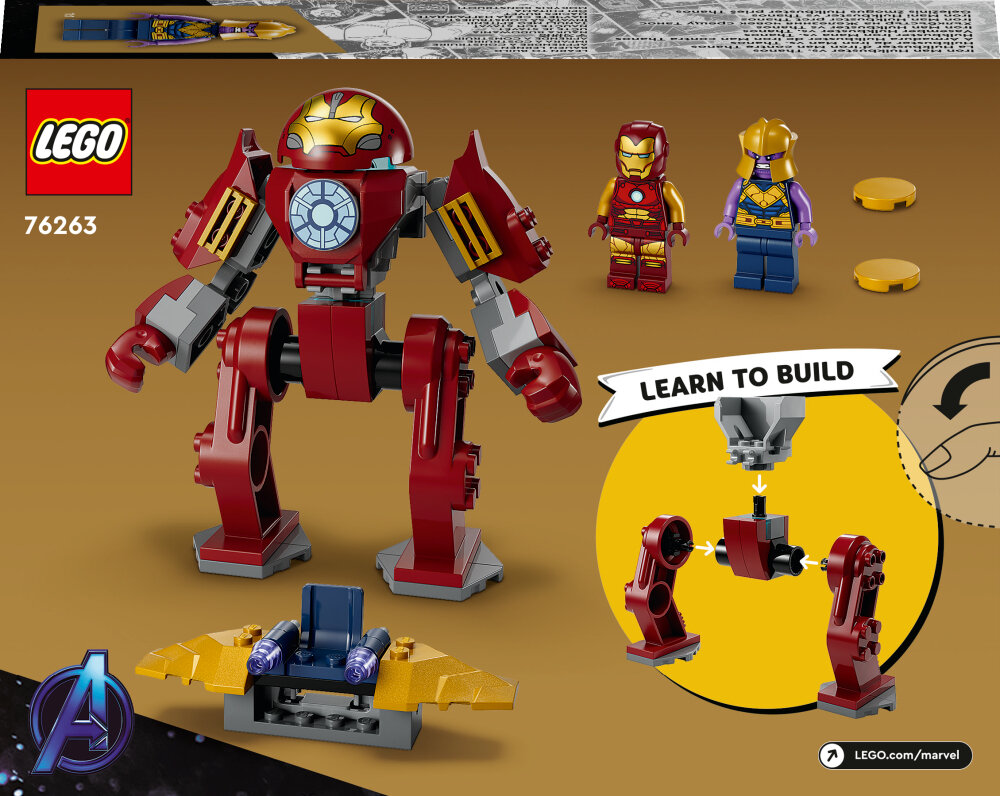 LEGO Avengers - Iron Man Hulkbuster vs. Thanos 4+