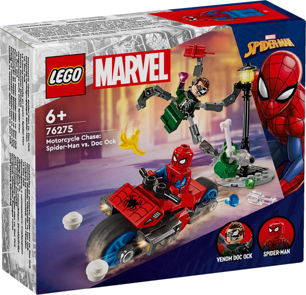 LEGO Marvel - Motorachtervolging: Spider-Man vs. Doc Ock 6+