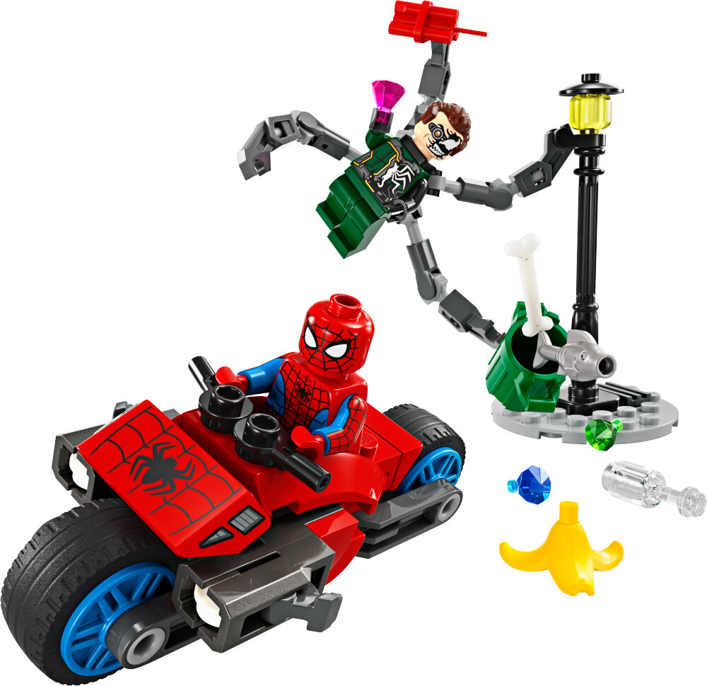 LEGO Marvel - Motorachtervolging: Spider-Man vs. Doc Ock 6+