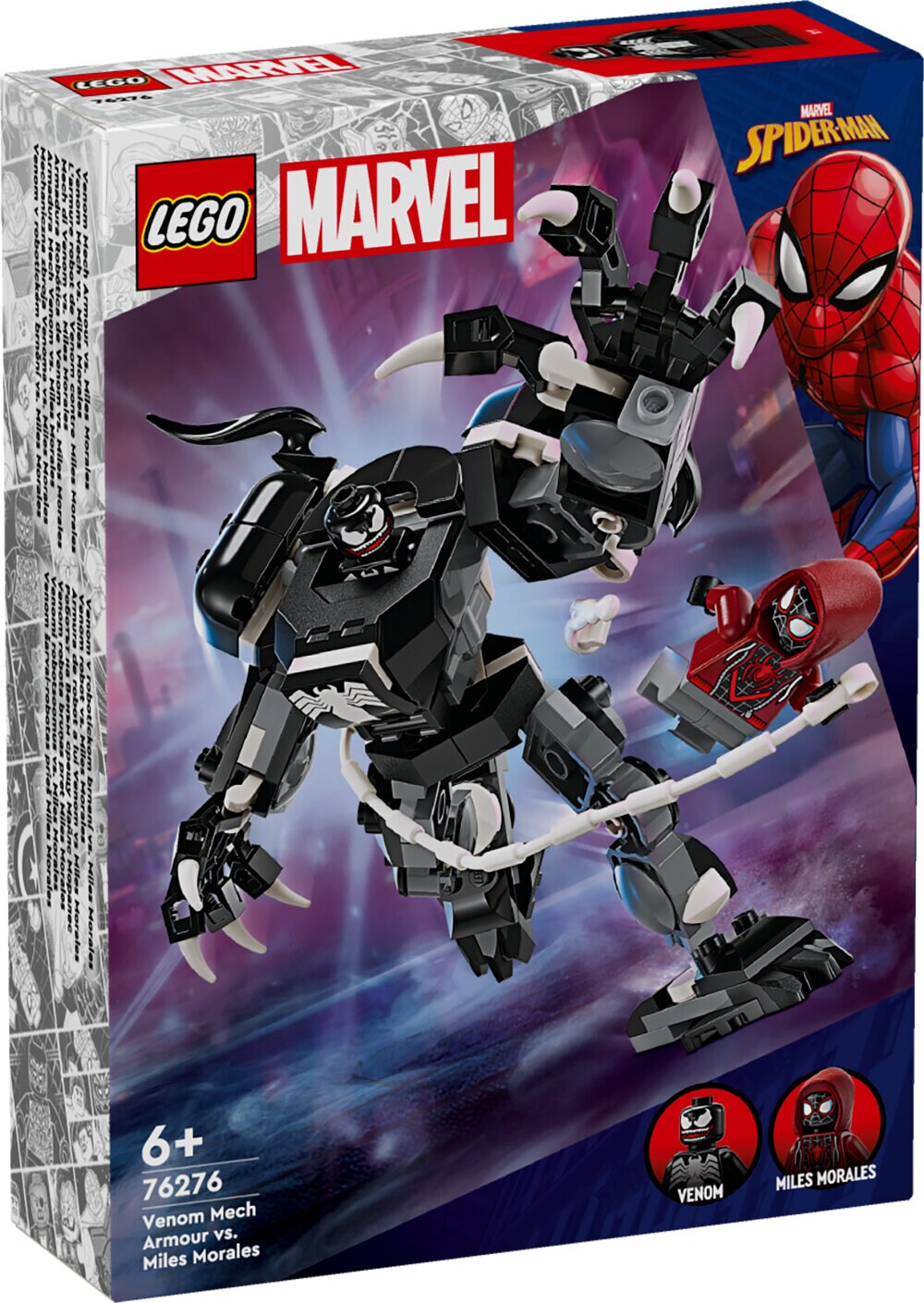 LEGO Marvel - Venom mechapantser vs. Miles Morales 6+