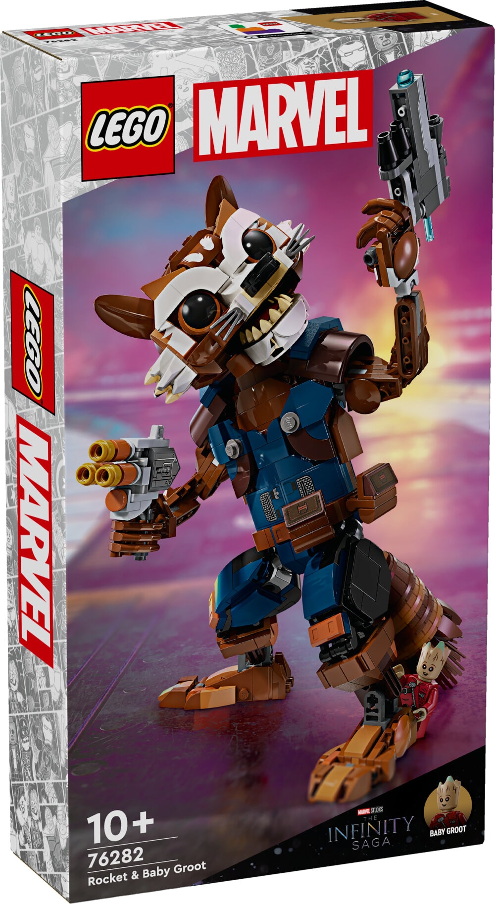 LEGO Marvel - Rocket en Baby Groot 10+