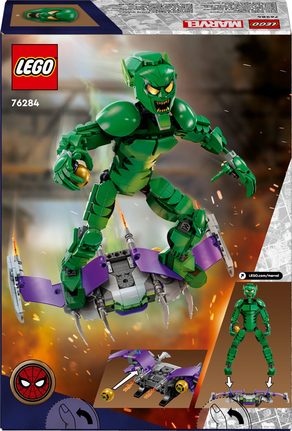 LEGO Marvel - Green Goblin bouwfiguur 8+