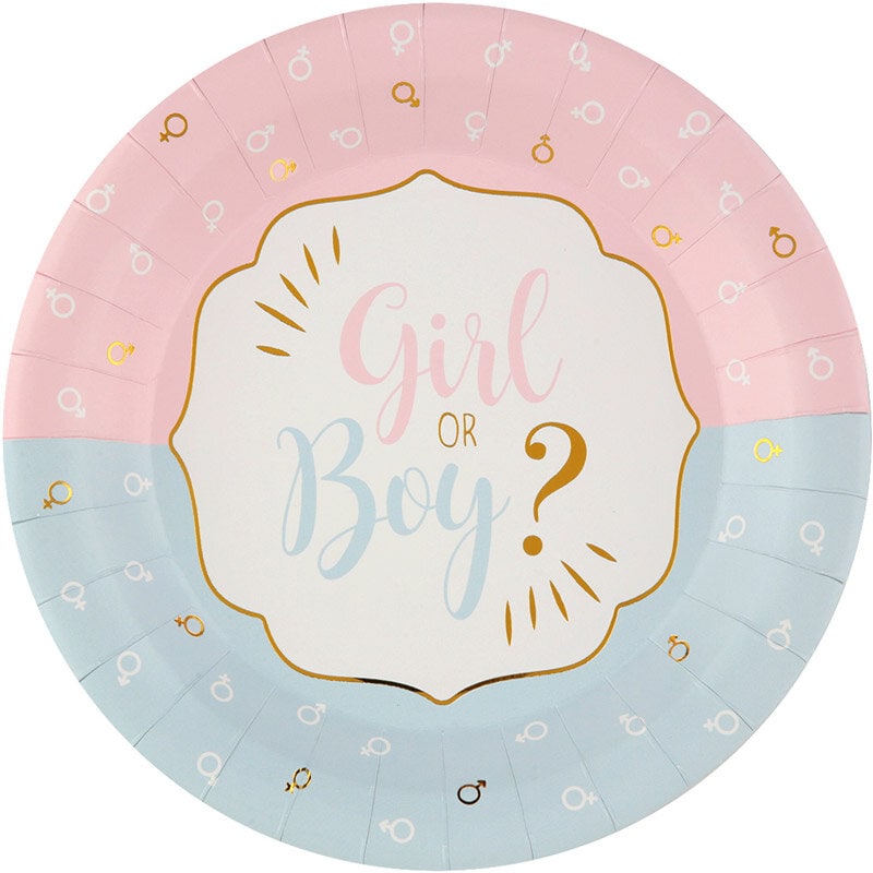 Girl or Boy - Bordjes 10 stuks