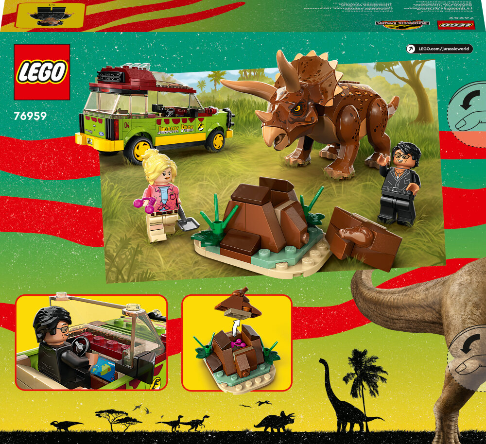 LEGO Jurassic World - Triceraptops onderzoek 8+