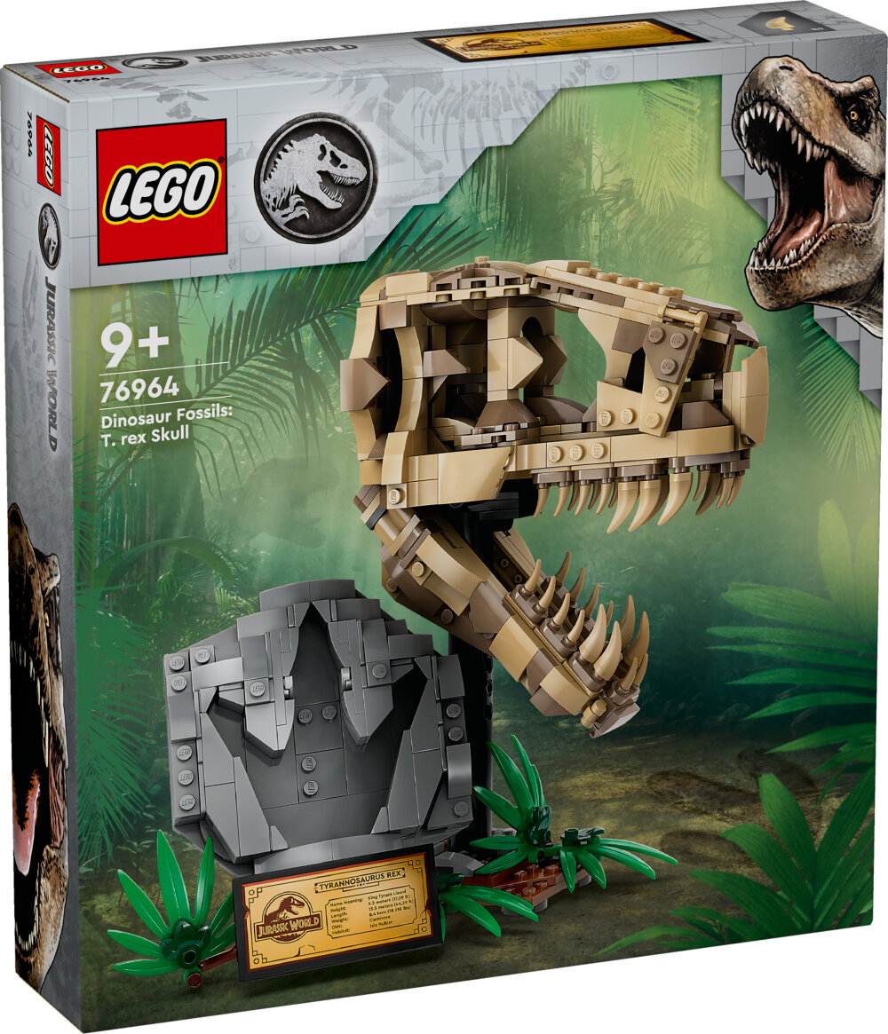 LEGO Jurassic World - Dinosaurusfossielen: T-rex schedel 9+