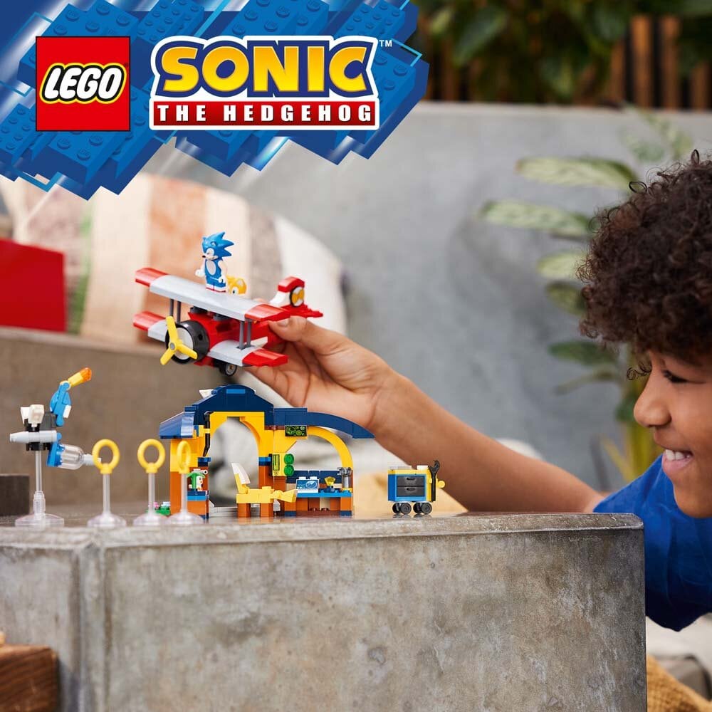 LEGO Sonic The Hedgehog - Tails' werkplaats en Tornado vliegtuig 6+