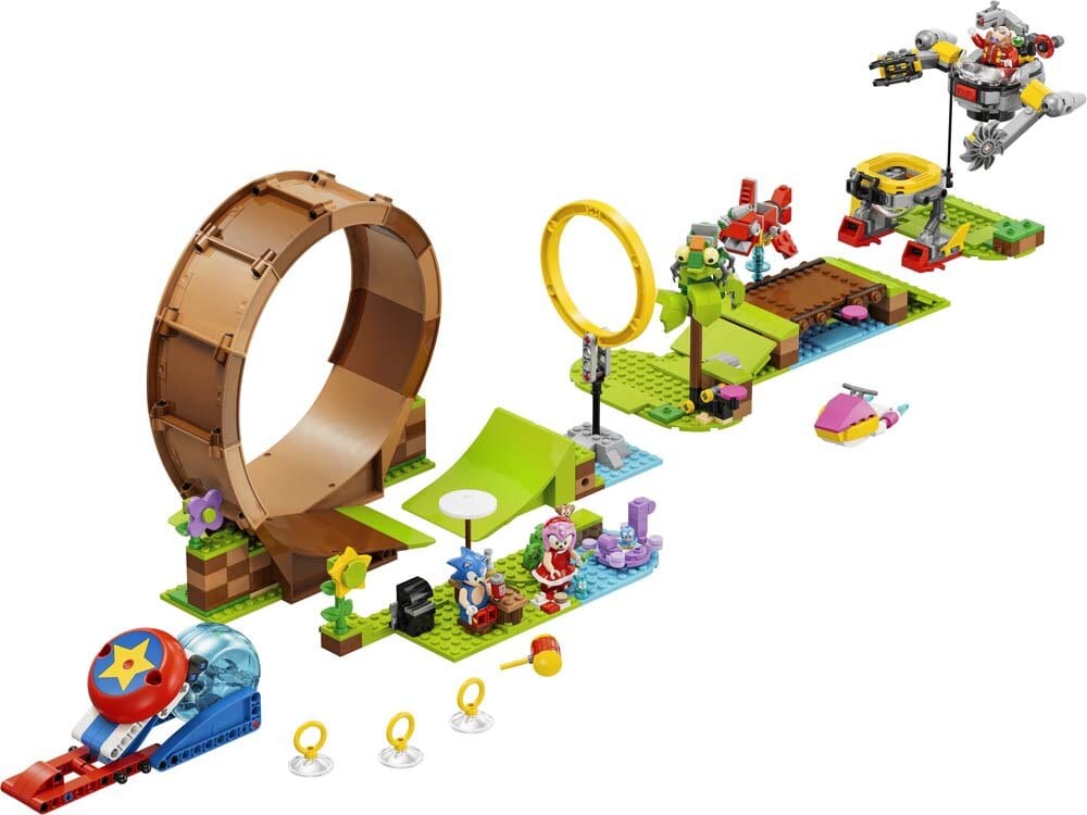 LEGO Sonic The Hedgehog - Sonics Green Hill Zone loopinguitdaging 8+