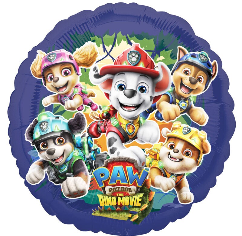 Paw Patrol Dino Movie Folieballon 45 cm