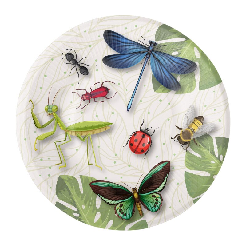 Birthday Bugs - Bordjes 8-pack