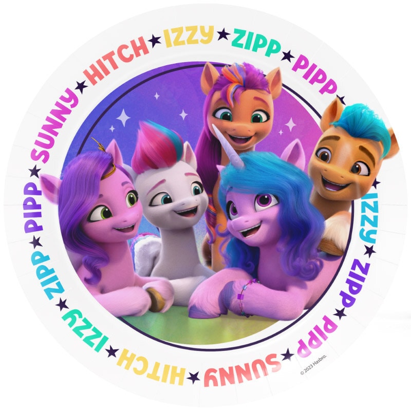 My Little Pony - Bordjes, 18 cm 8 stuks