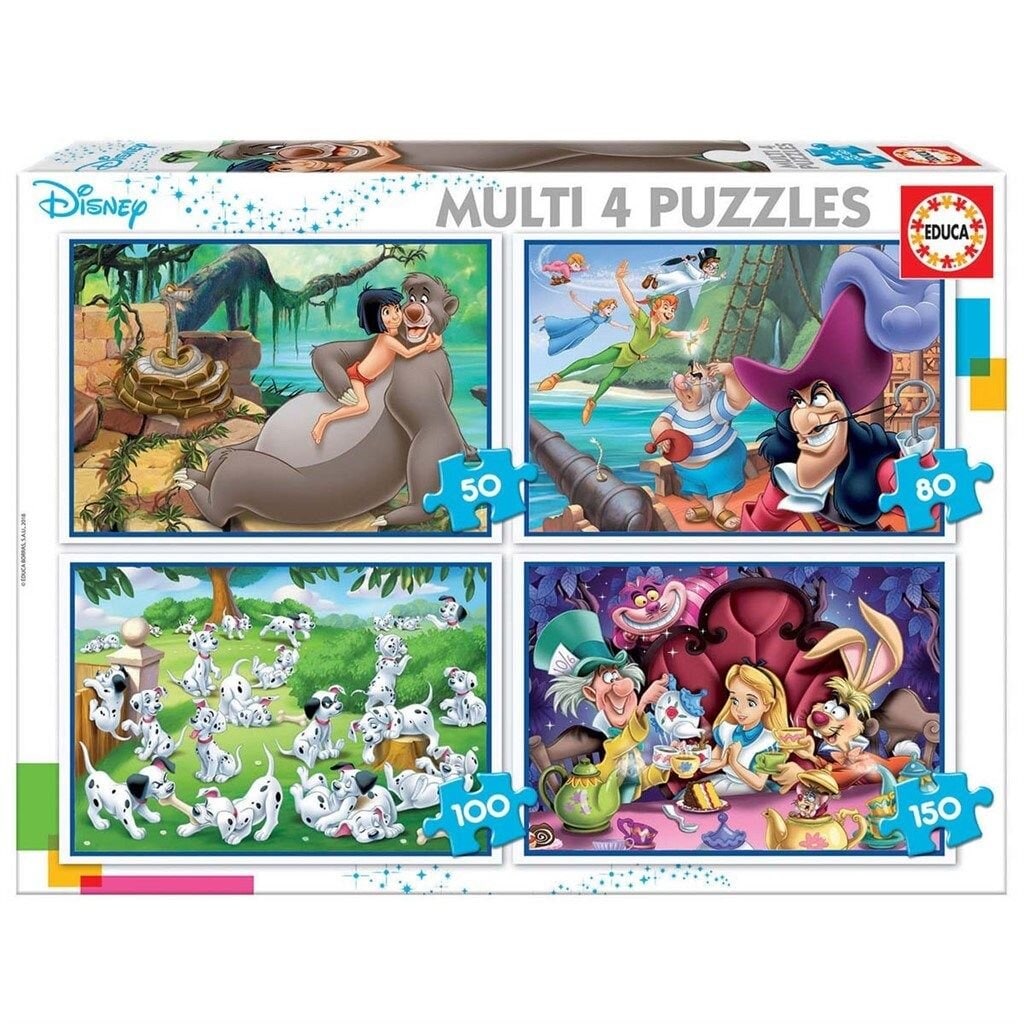 Educa Puzzel - Disney Classics 4 Puzzel 50-150 stukjes