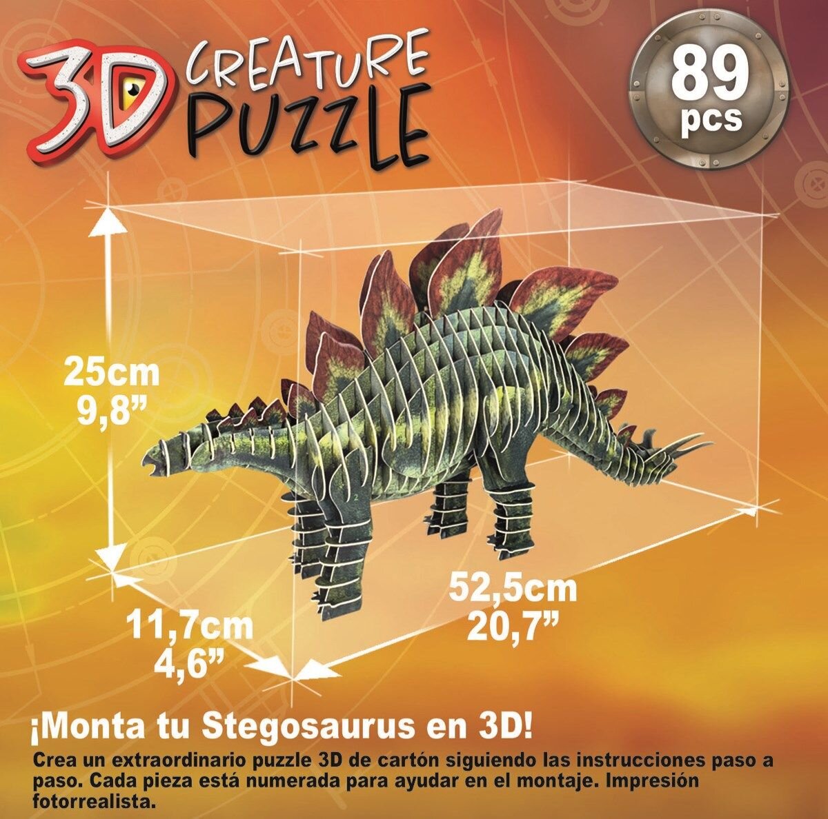 Educa 3D Puzzel - Stegosaurus 89 stukjes
