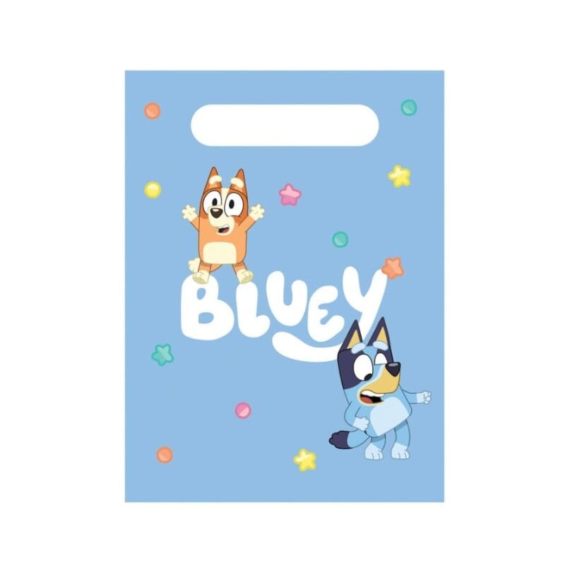 Bluey Uitdeelzakjes van papier 8 stuks