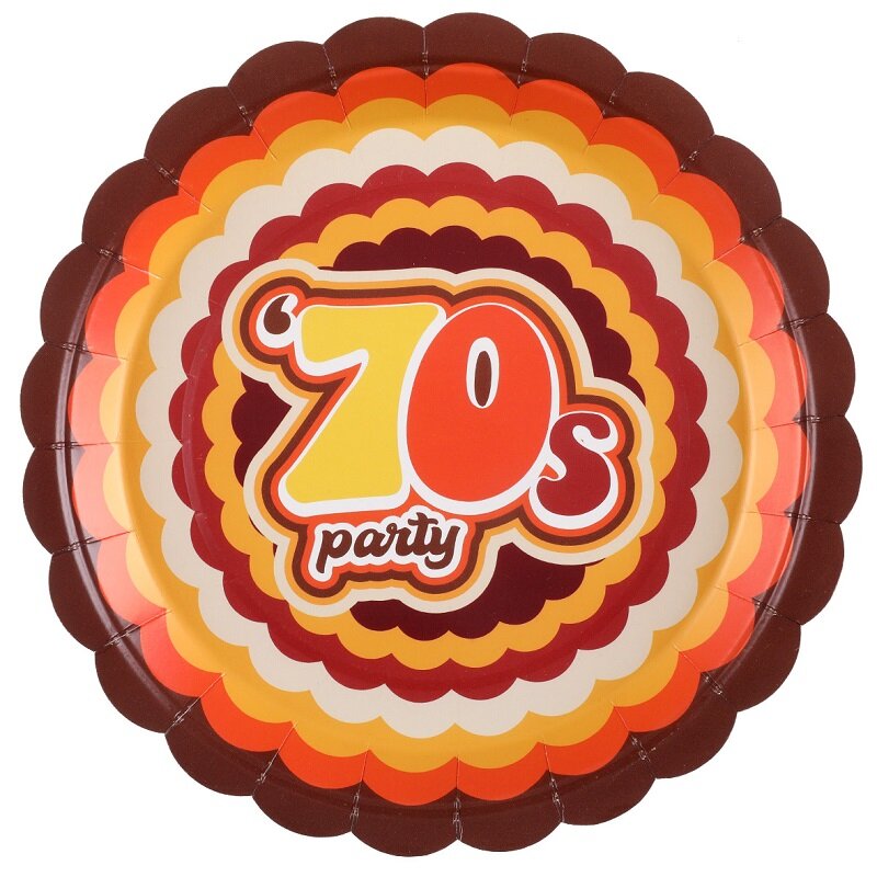 Back to the 70's - Bordjes 10 stuks