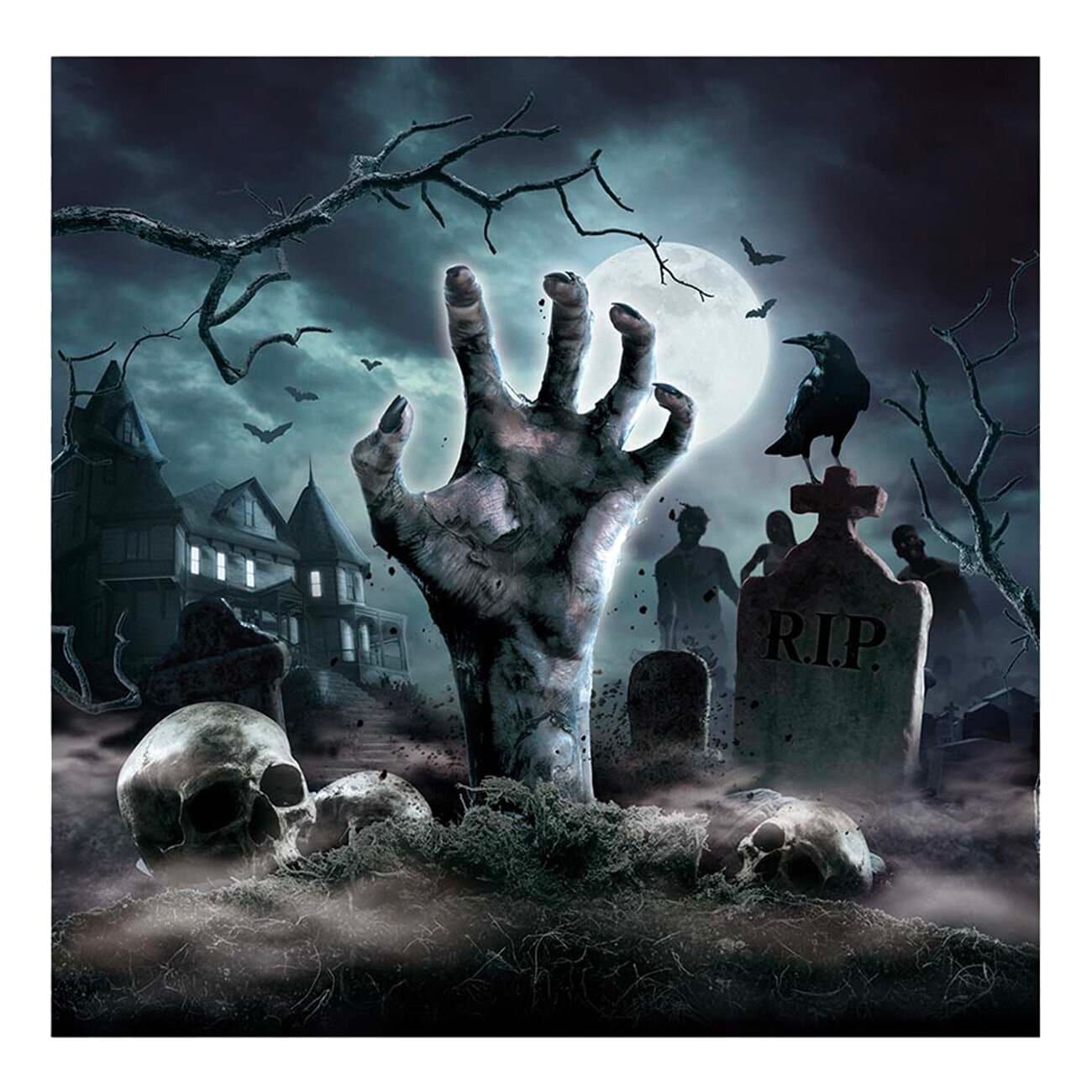 Halloween Cementary - Servetten 12 stuks