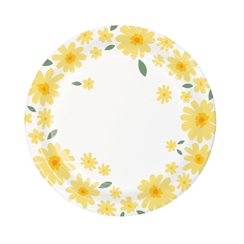 Sweet Daisy - Bordjes 18 cm, 8 stuks