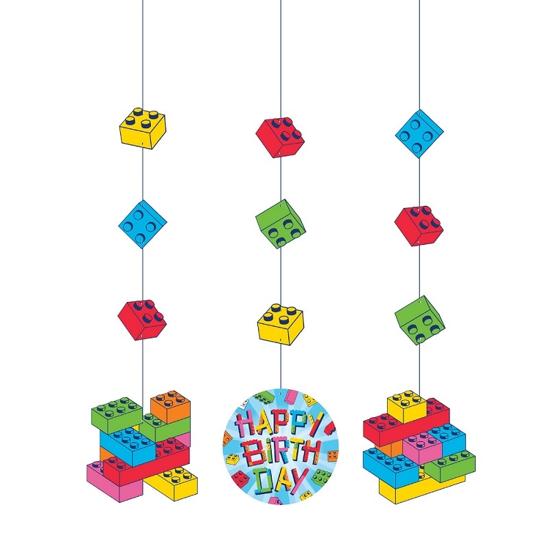 Block Party - Hangdecoraties 3 stuks