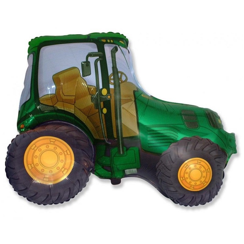 Folieballon - Tractor Groen 96 x 76 cm