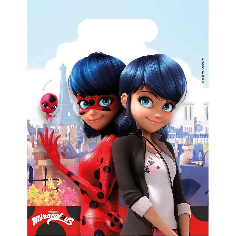 Miraculous Ladybug - Uitdeelzakjes 6 stuks