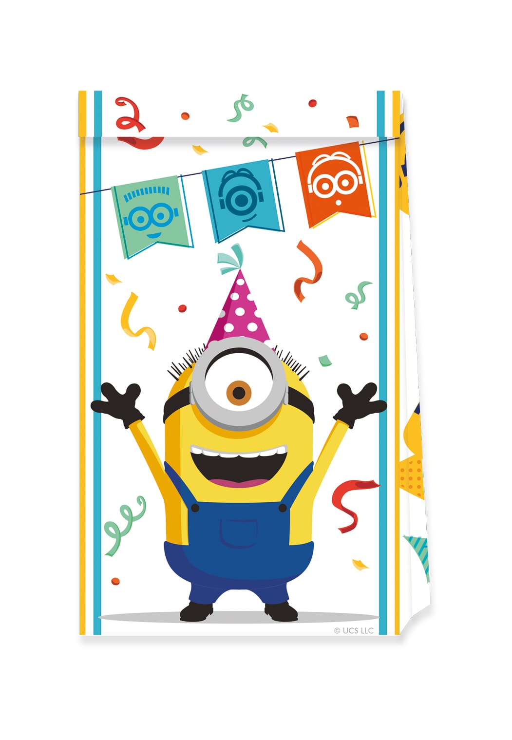 Minions - Uitdeelzakjes in papier 4 stuks