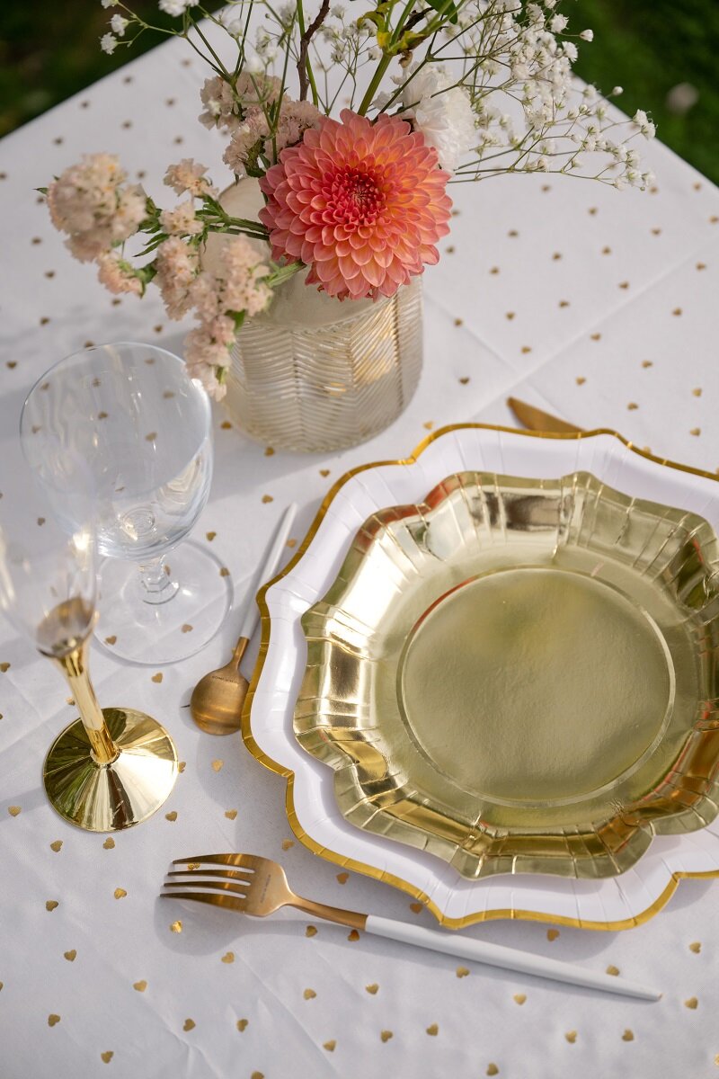 Goudfolie Borden 10 stuks