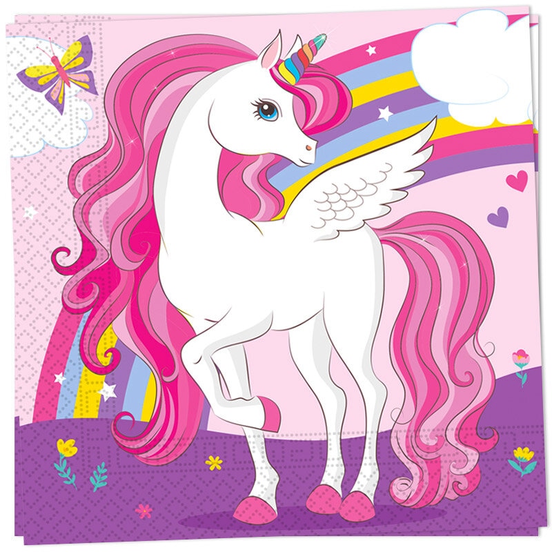 Unicorn Rainbow - Servetten 20 stuks