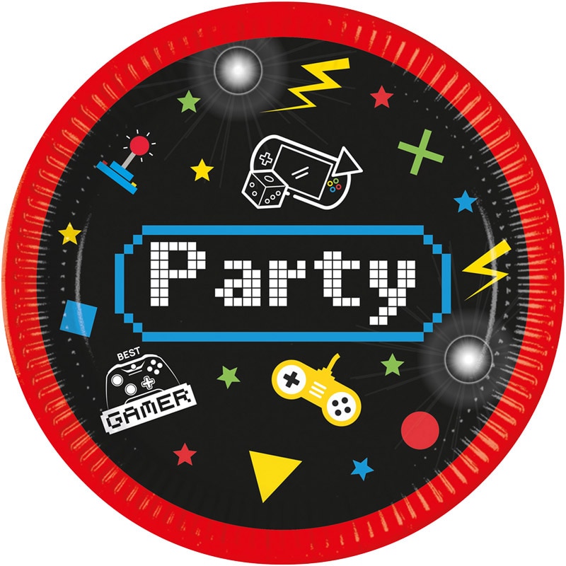 Gamers Party - Bordjes 8 stuks