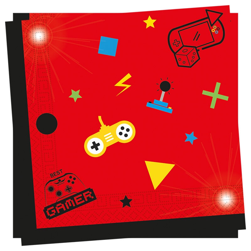 Gamers Party - Servetten 20 stuks