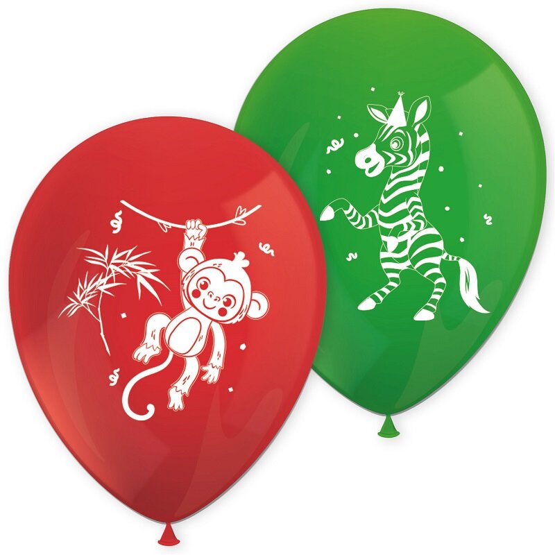 Jungle Balloons - Ballonnen 8 stuks