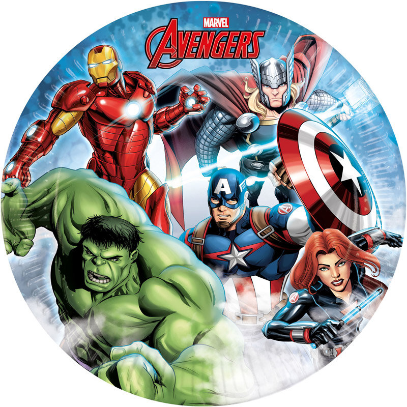 Avengers - Bordjes 8 stuks
